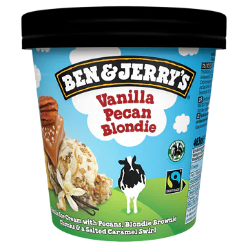 Ben & Jerry's IJs Vanilla Pecan Blondie Dessert 465ml