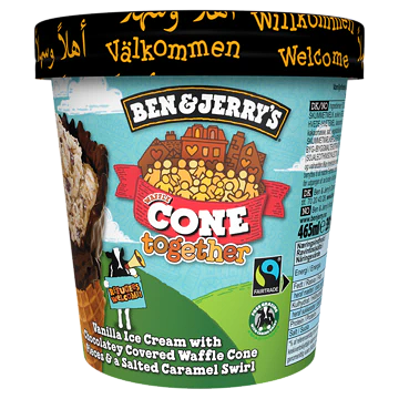 Ben & Jerry's IJs Cone Together Dessert 465ml